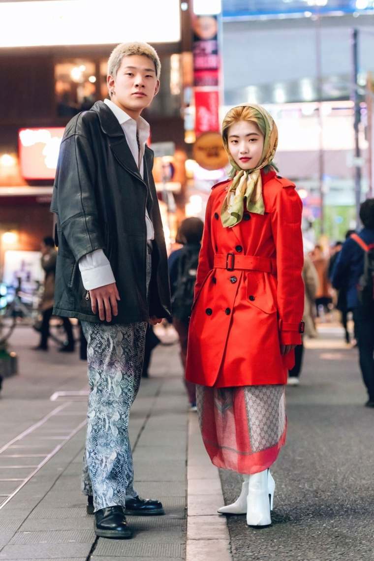 color rojo moda urbana 2019 tokyo