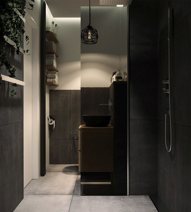 decoracion-bano-marmol-negro-ideas