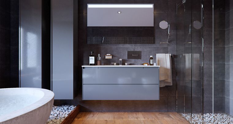 disenos-de-cuartos-de-bano-mueble-gris