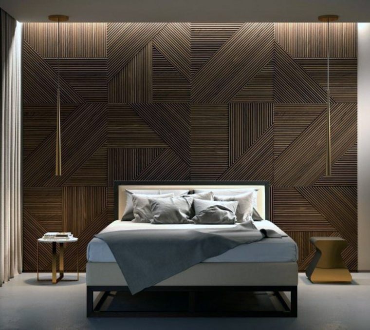 paredes-decoradas con madera diseño