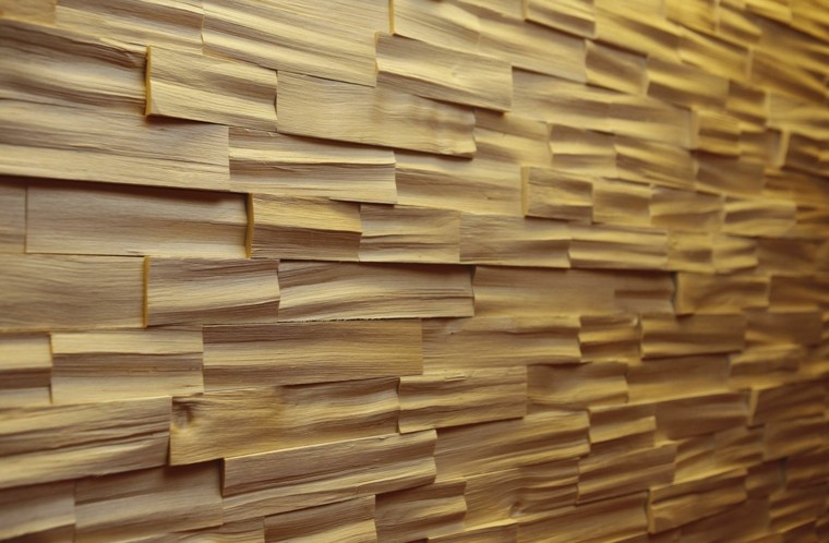 paredes decoradas con madera ideas