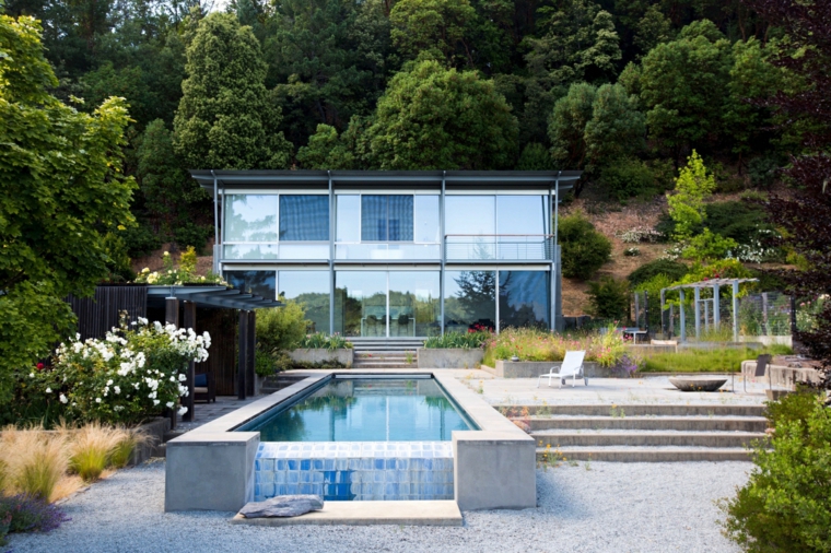 Casa con jardín moderno - Las tendencias para el exterior en 2019