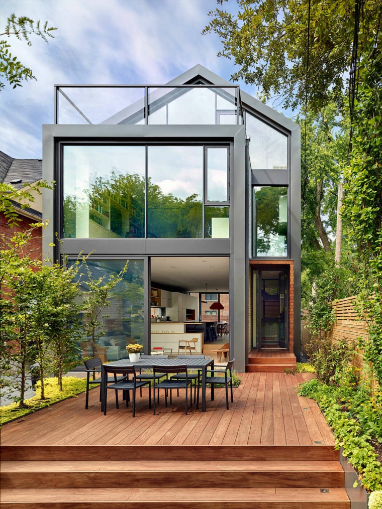 Casa con jardín moderno - Las tendencias para el exterior en 2019