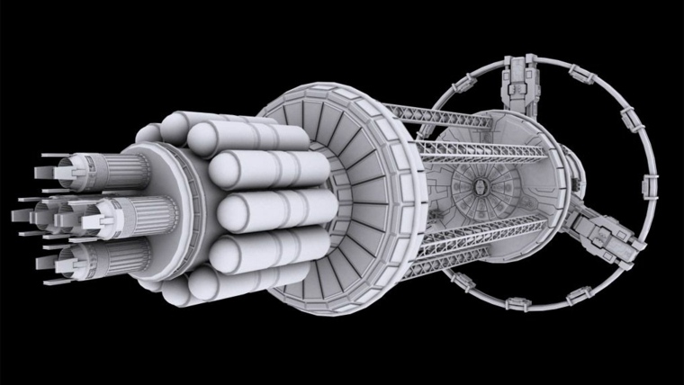 modelo de nave espacial
