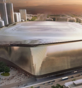 Real Madrid con un nuevo estadio moderno y futurista
