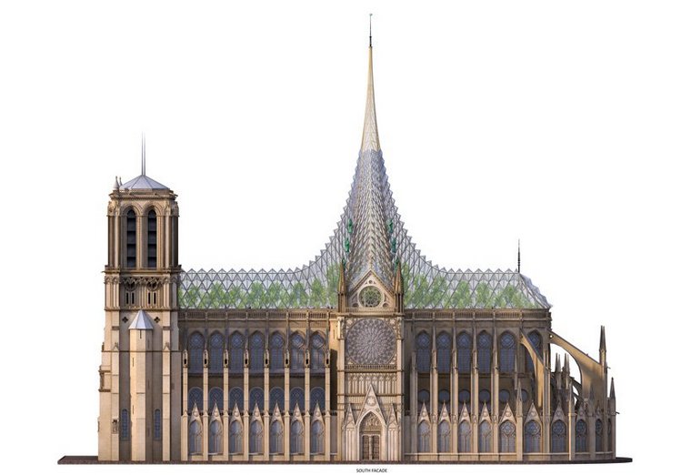 El proyecto de Vincent Callebaut para la renovación de la catedral de