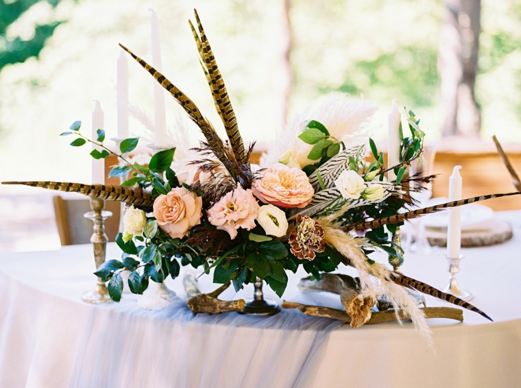 decoraciones-boda-boho-centro-mesa