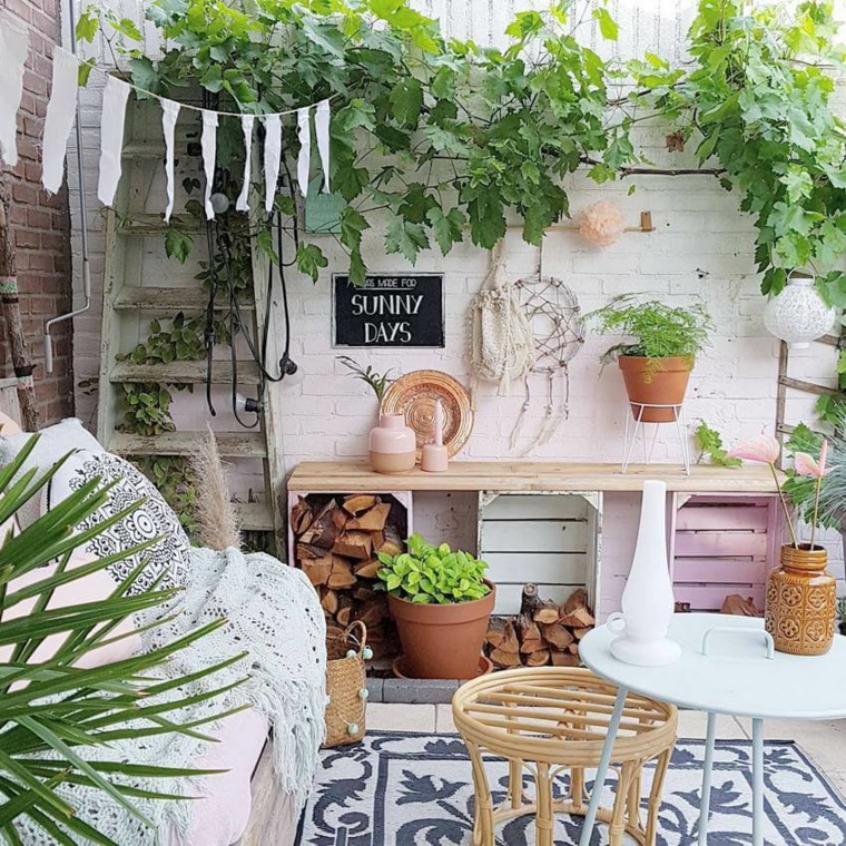 Patio boho chic - prepara el paijase para pasar ratos inolvidables este