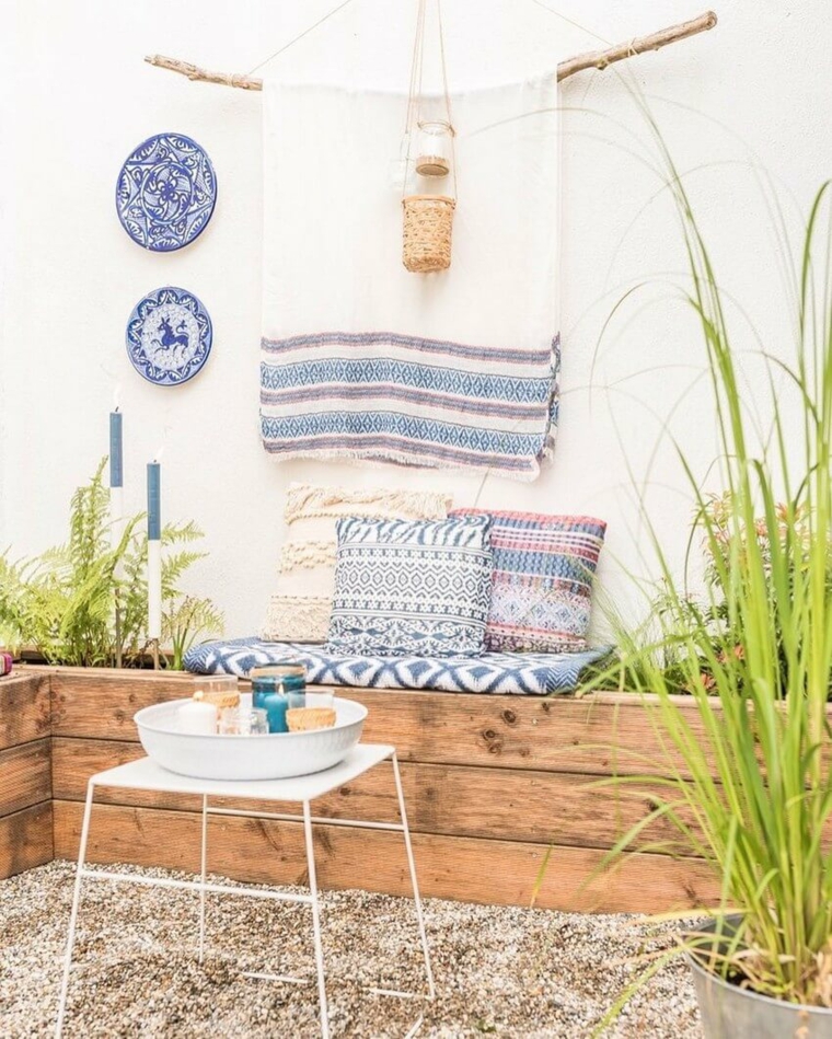 Patio boho chic - prepara el paijase para pasar ratos inolvidables este