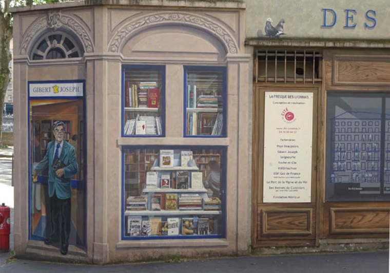 mural de libreria