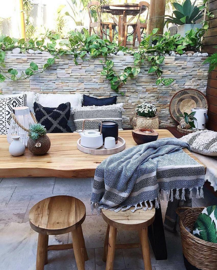 Patio boho chic - prepara el paijase para pasar ratos inolvidables este
