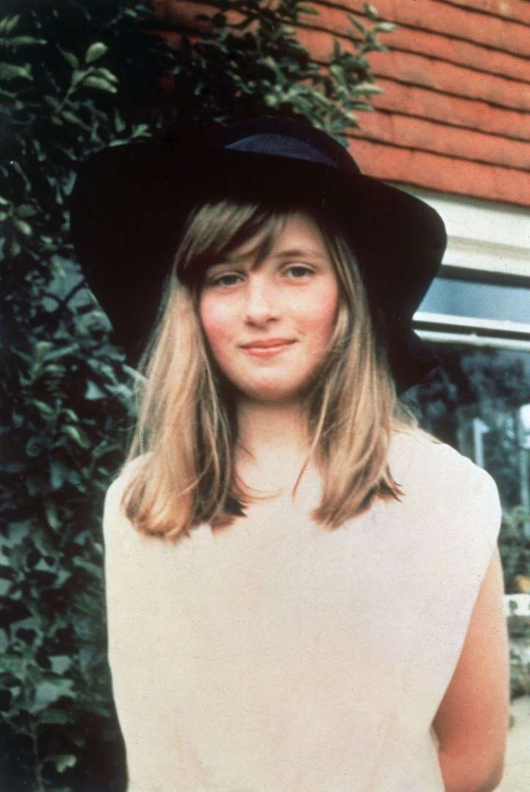princesa Diana como adolescente