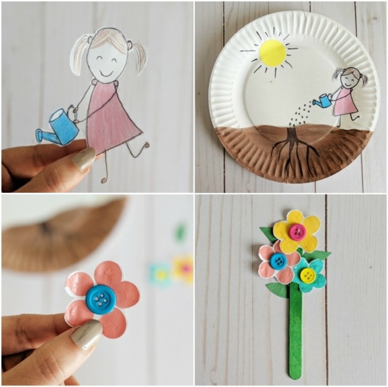Manualidades para niños primavera