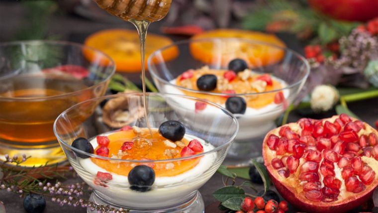 ensalada frutas yogurt miel