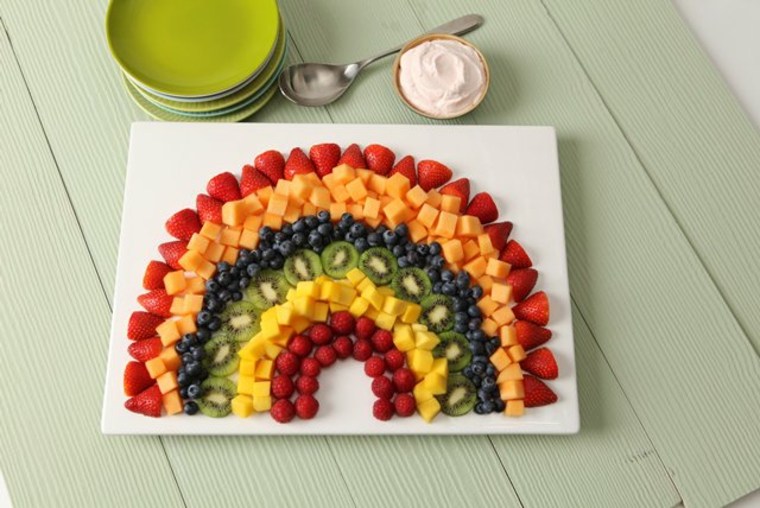 arcoíris de frutas