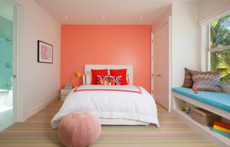 Combinación de colores para recámaras - añade color a tu dormitorio