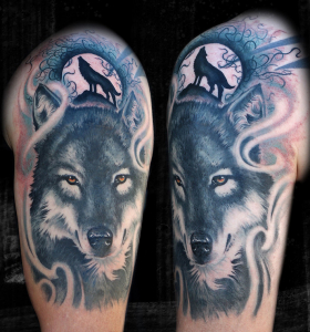 tatuajes de lobos imagen