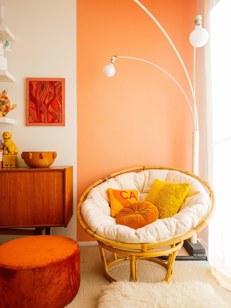 color-naranja-sala-estar-opciones