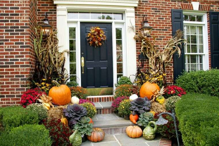 colores de otoño puerta