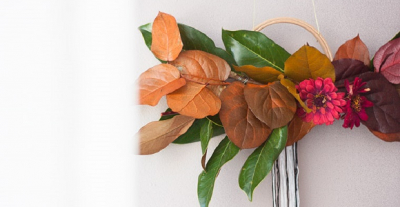 corona-natural-flores-decorar-pared-otono