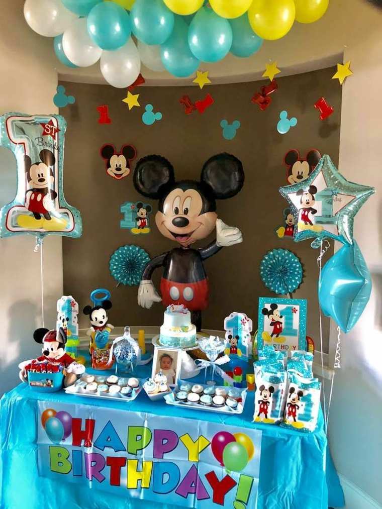ideas de decoración para cumpleaños Mickey