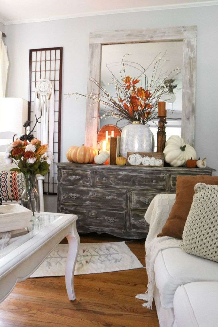Decoración sala de estar en otoño – Ideas fáciles para traer el
