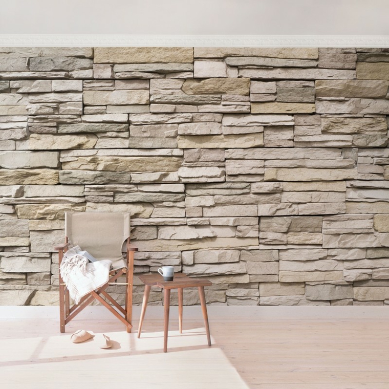 Pared de piedra en interiores - descubre lo último en diseño