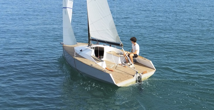 bote moderno velas motor extra