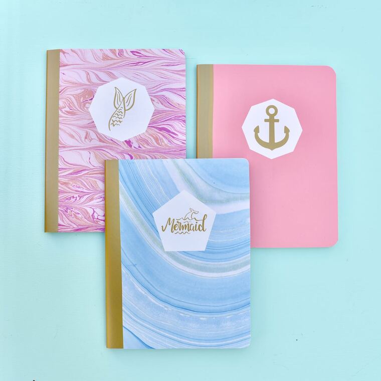 cuadernos decorados color