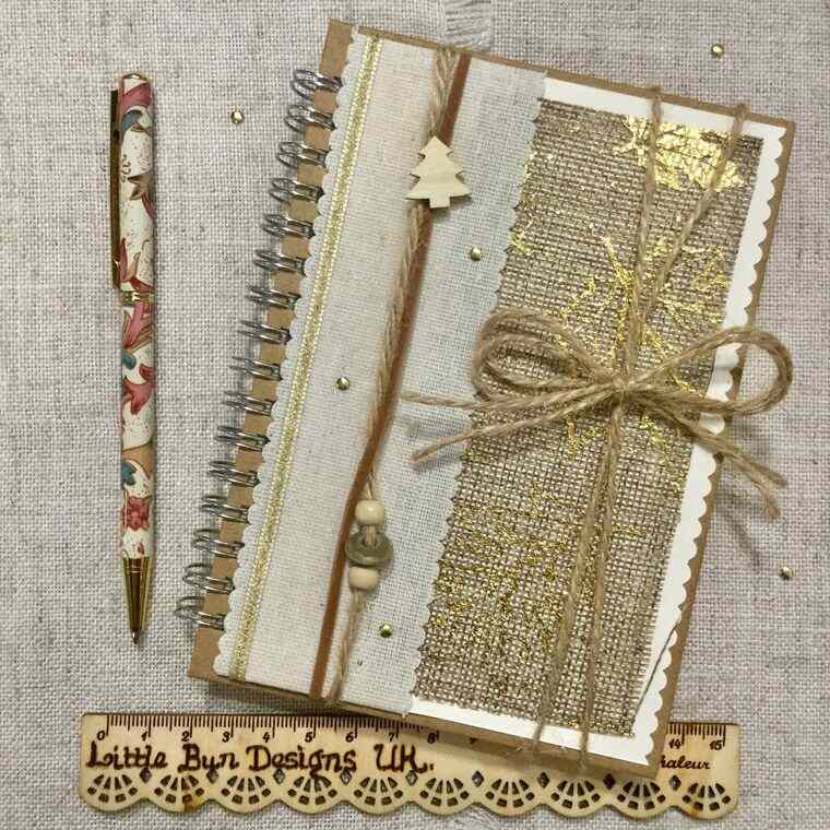 cuadernos decorados marron