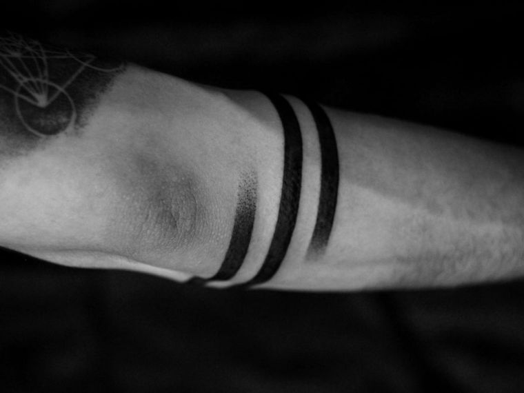 tatuajes de líneas negra