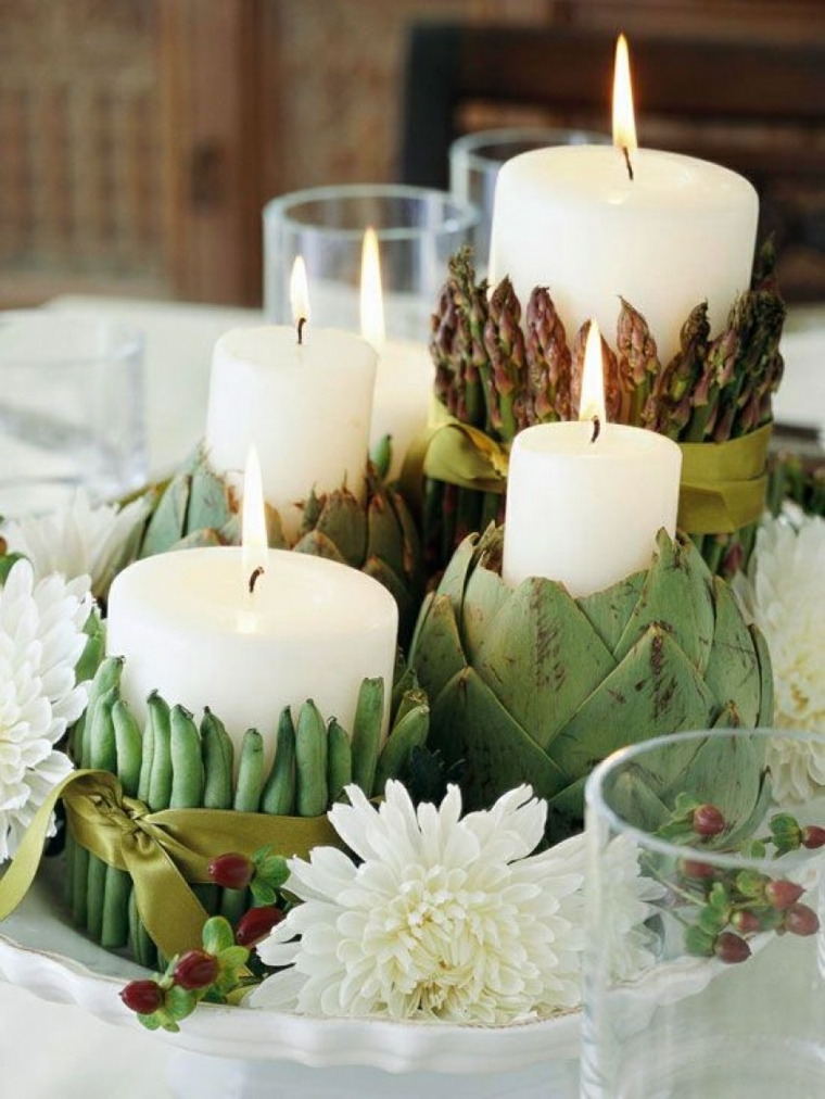 White candles