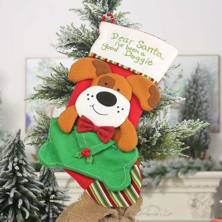 calcetin navideños mascota