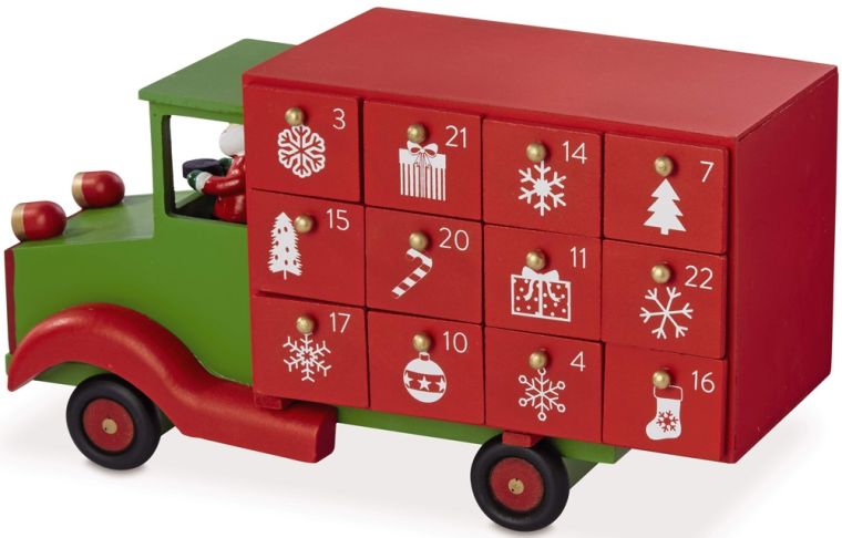 calendario de adviento camion