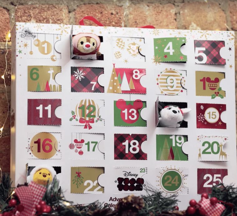 calendario de adviento peluche