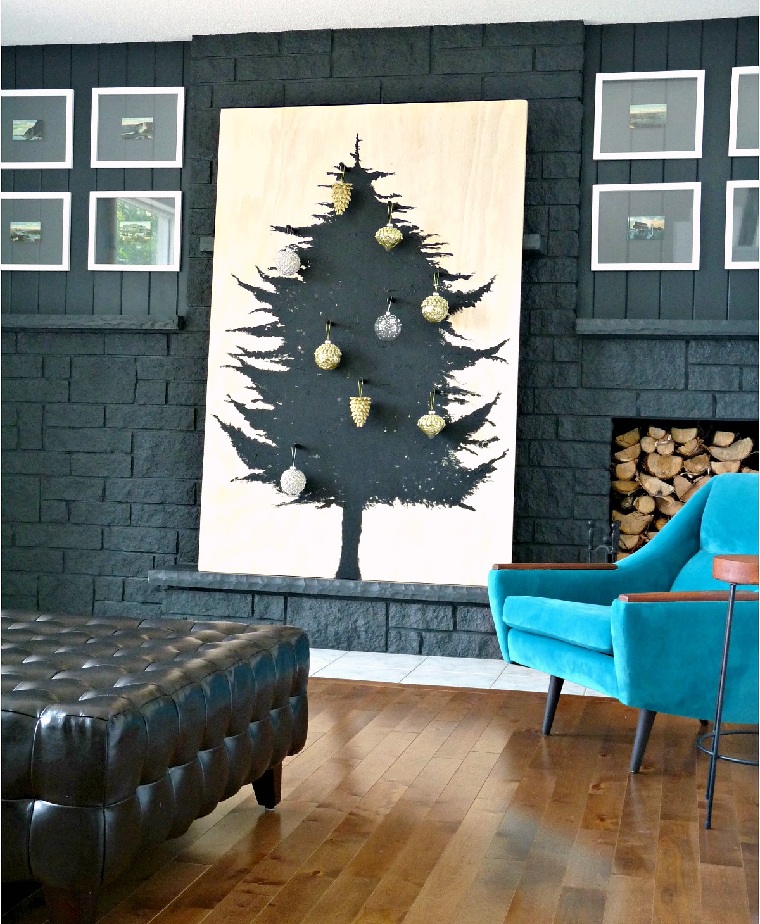 Árbol navideño reciclado - 40 ideas fantasticas para aprovechar