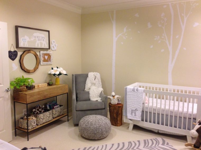 habitaciones para bebés claro