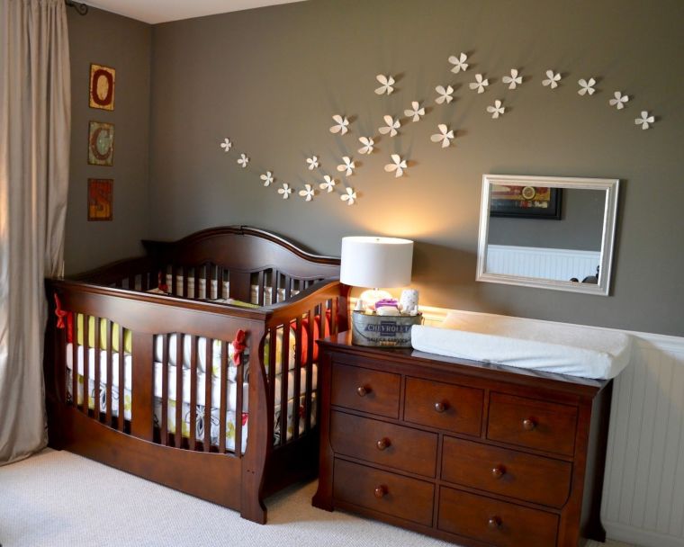 habitaciones para bebés elegante