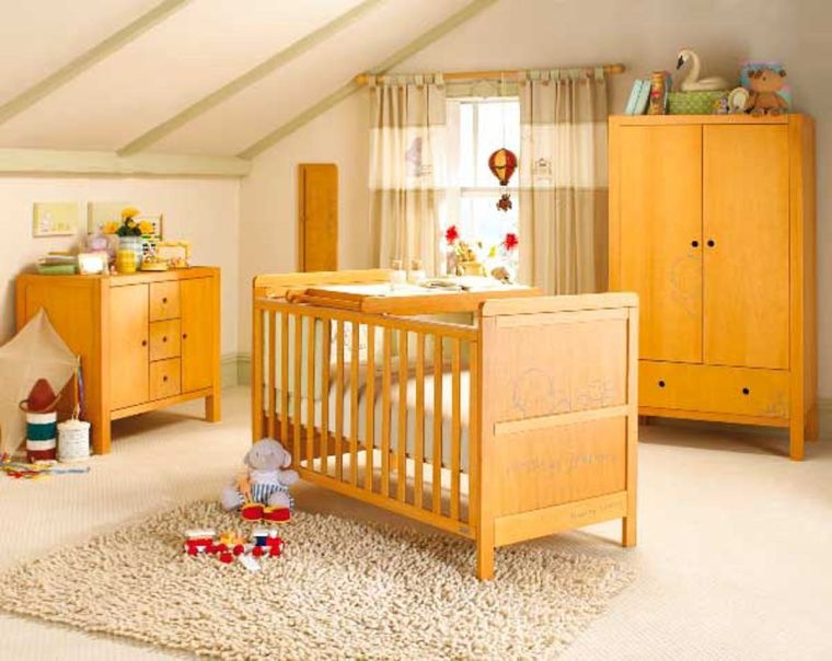 habitaciones para bebés muebles