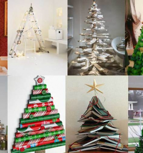 Ideas de árboles de Navidad para decorar espacios pequeños
