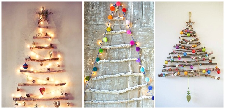 ideas de árboles de navidad ramitas