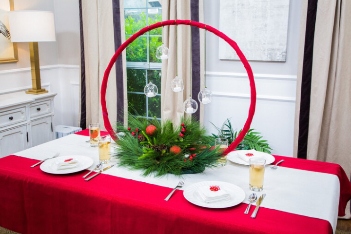 Lindas e increíbles ideas de centro de mesa para Navidad