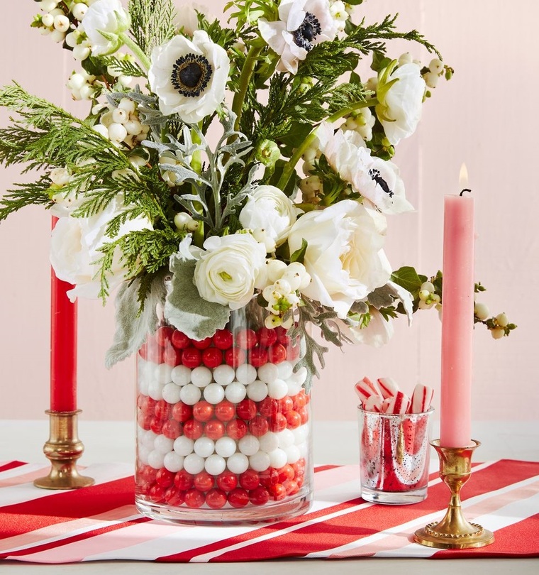 Lindas e increíbles ideas de centro de mesa para Navidad