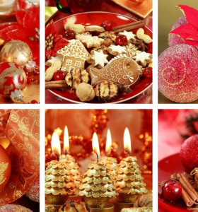 Ideas de decoración navideña en rojo y dorado para un impactante ambiente festivo