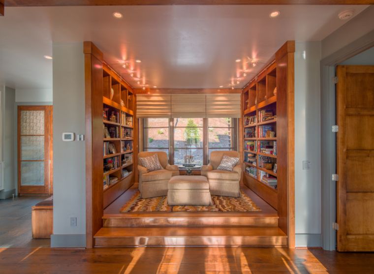 Biblioteca en casa - Diseños únicos para ese rincón de lectcura