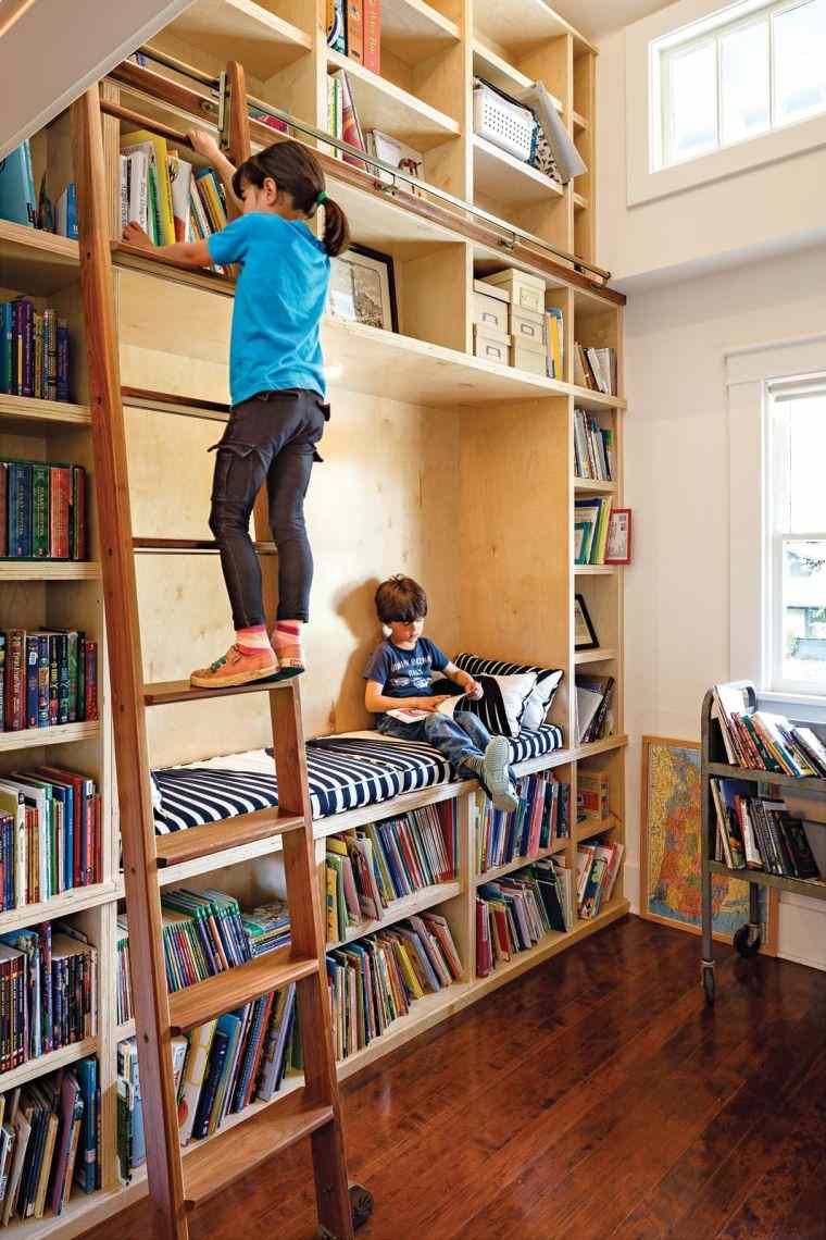 biblioteca en casa niños