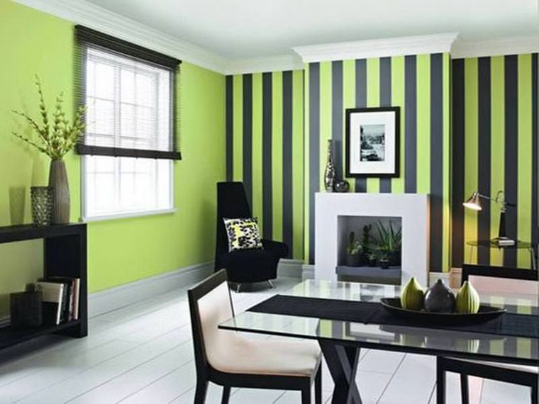 decoración de interiores verde