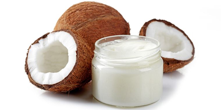 propiedades del aceite de coco blanco