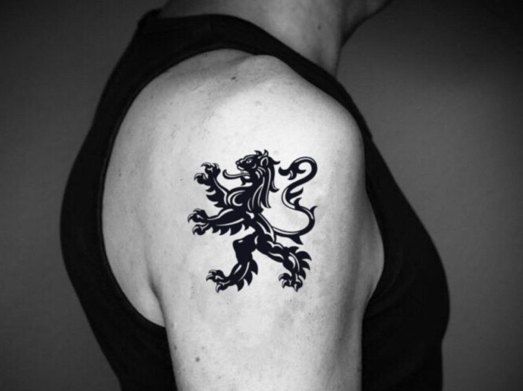 tatuajes de leones japones