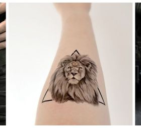 tatuajes de leones principio